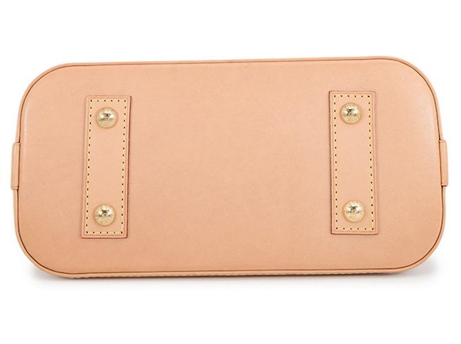 Bolso de mano Louis Vuitton Alma BB Monogram Castaño - vista 3