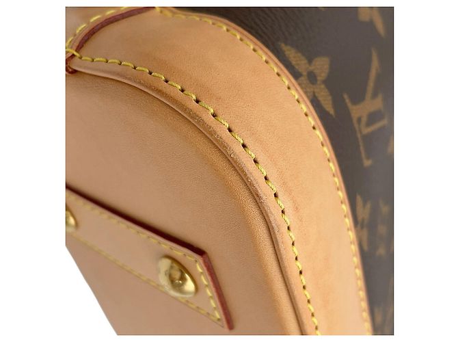 Bolso de mano Louis Vuitton Alma BB Monogram Castaño - vista 7