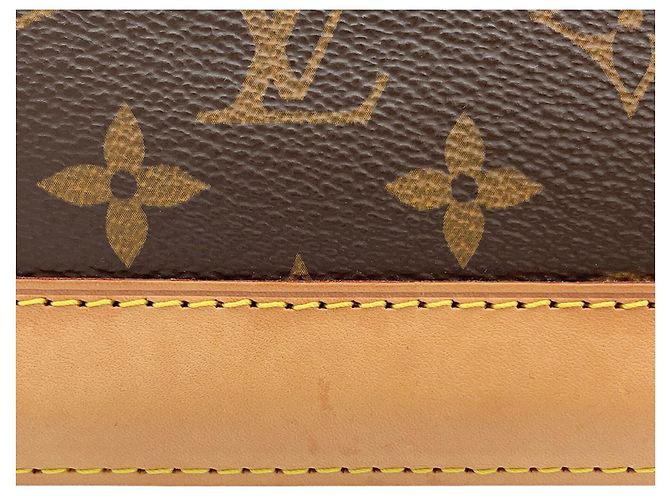 Bolso de mano Louis Vuitton Alma BB Monogram Castaño - vista 9