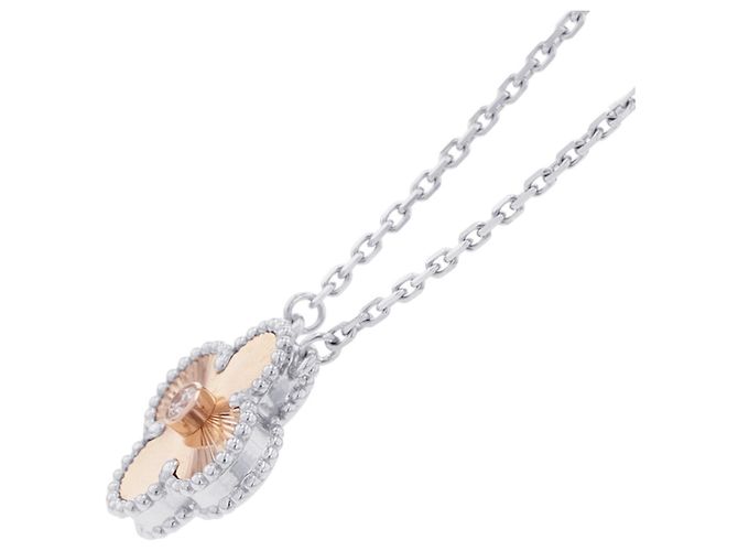 Collana Van Cleef & Arpels Alhambra Guilloché - vista 2