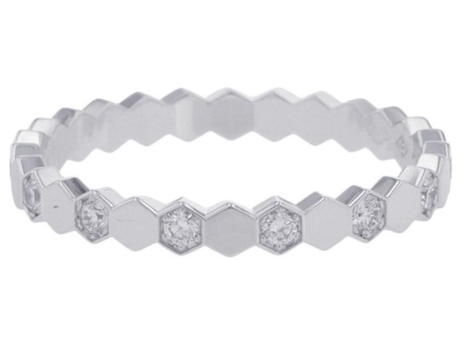 Anel Chaumet Bee de em ouro branco 18K - vista 3