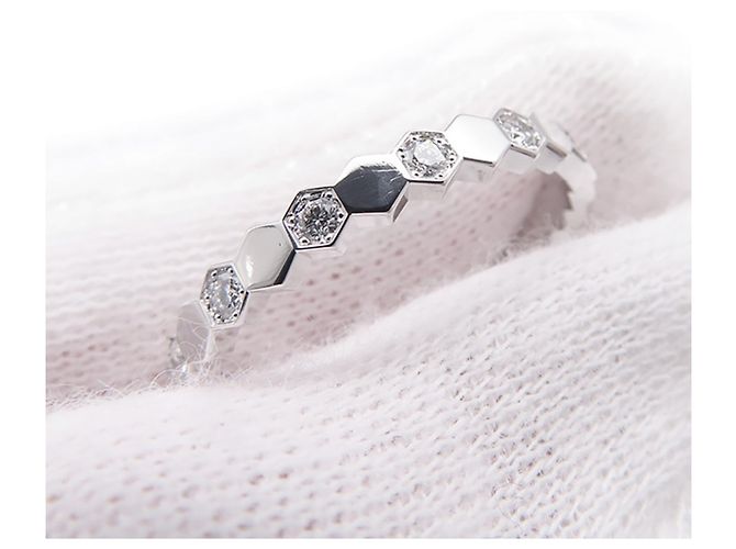 Anel Chaumet Bee de em ouro branco 18K - vista 5
