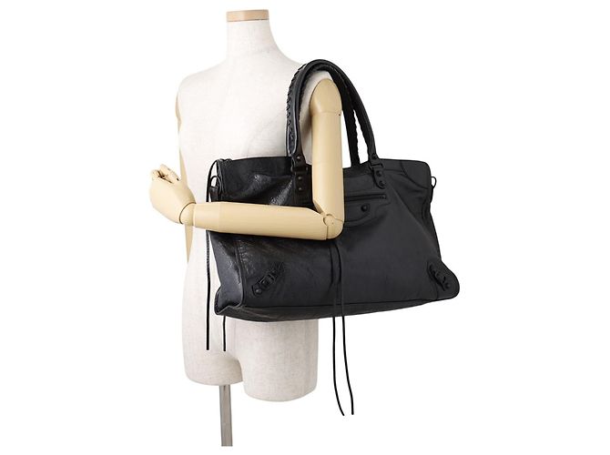 Balenciaga Le City Large Tote Bag Schwarz - Ansicht 4