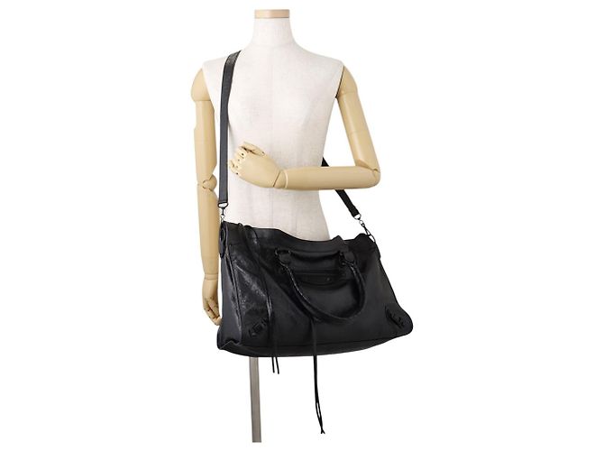 Balenciaga Le City Large Tote Bag Schwarz - Ansicht 5