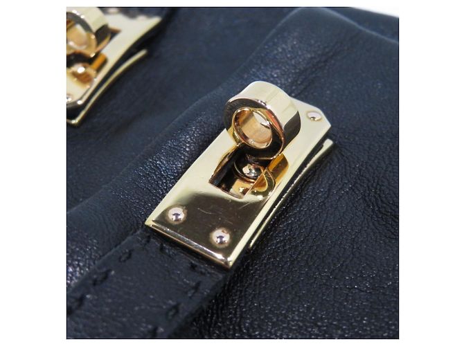 Hermès Hermes Kelly Leather Gloves Black - view 7