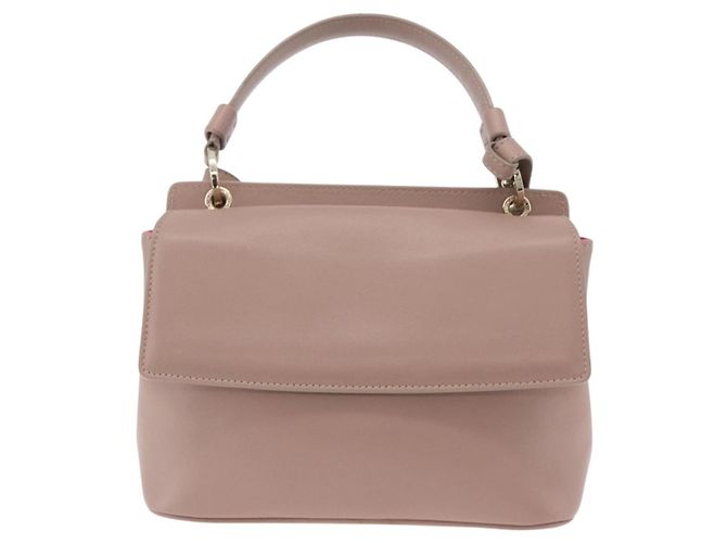 Bulgari Bvlgari Signature Top Handle Leather Medium Beige - Ansicht 2