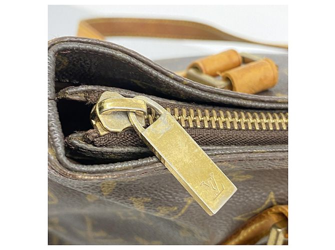 Sac Cabas Piano Monogram Louis Vuitton Marron - vue 10