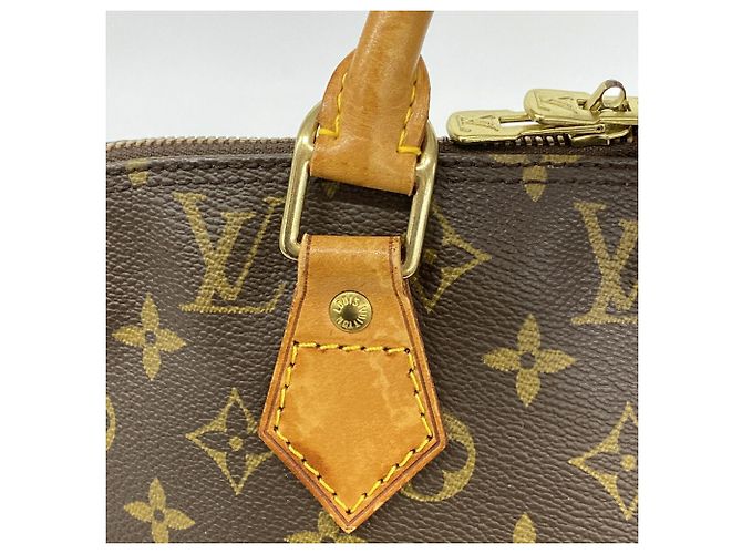 Borsa a mano Louis Vuitton Alma Monogram M51130 Marrone - vista 8