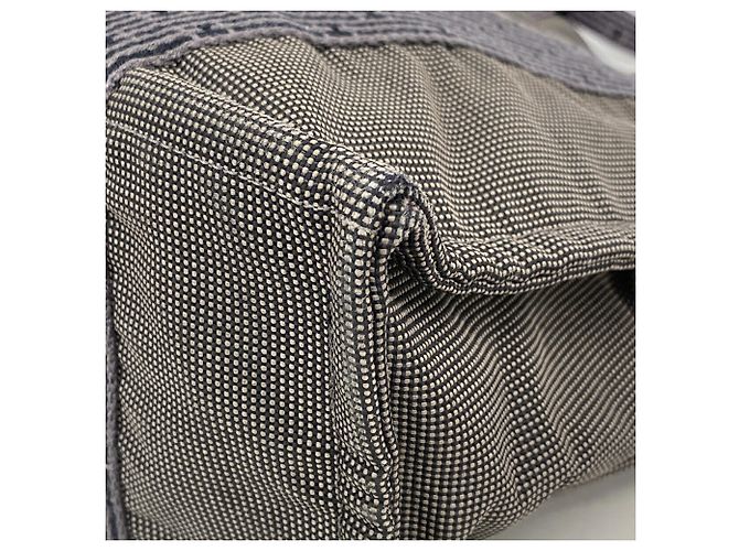 Hermès Zaino Hermes in nylon grigio Marrone - vista 7