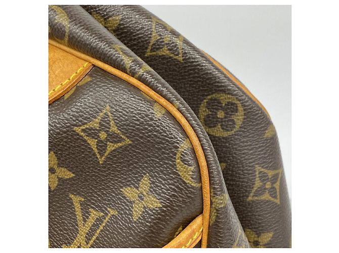 Sac à main Louis Vuitton Monogram Deauville Marron - vue 10