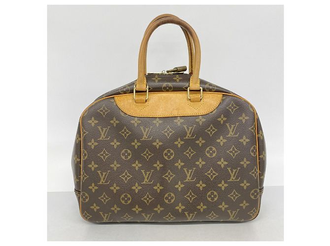 Sac à main Louis Vuitton Monogram Deauville Marron - vue 14