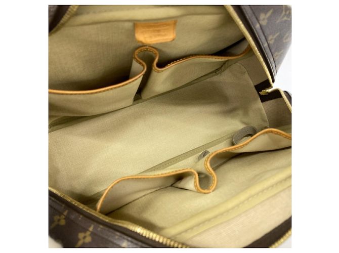Sac à main Louis Vuitton Monogram Deauville Marron - vue 4