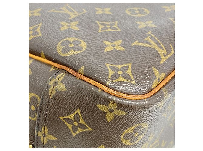 Sac à main Louis Vuitton Monogram Deauville Marron - vue 6