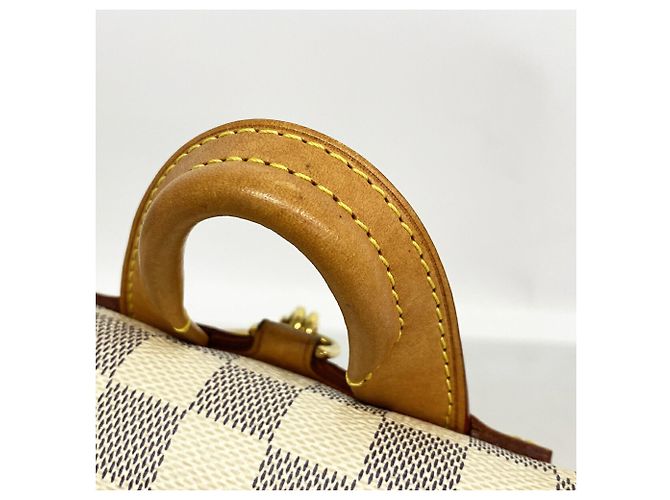 Mochila Louis Vuitton Damier Azur Speron BB Blanco - vista 10