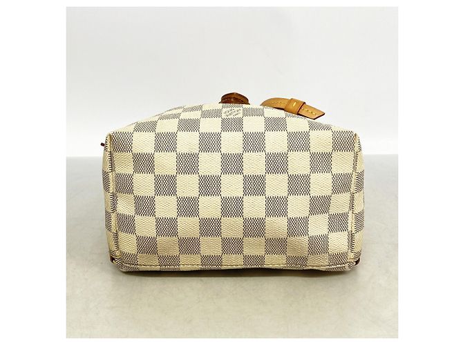 Mochila Louis Vuitton Damier Azur Speron BB Blanco - vista 3