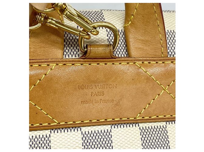 Mochila Louis Vuitton Damier Azur Speron BB Blanco - vista 5