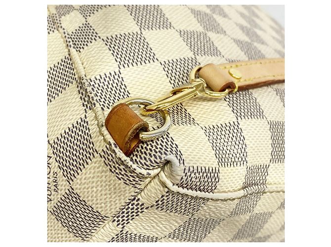 Mochila Louis Vuitton Damier Azur Speron BB Blanco - vista 7
