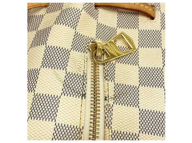 Mochila Louis Vuitton Damier Azur Speron BB Blanco - vista 8