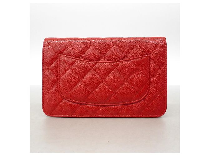 Bolso Bandolera con Cadena Chanel Matelassé Roja - vista 8