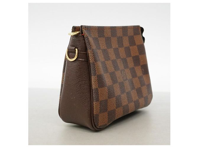 Louis Vuitton Damier Trousse Makeup Bag/Pouch N51982 Ebene Damier ebene - vista 2