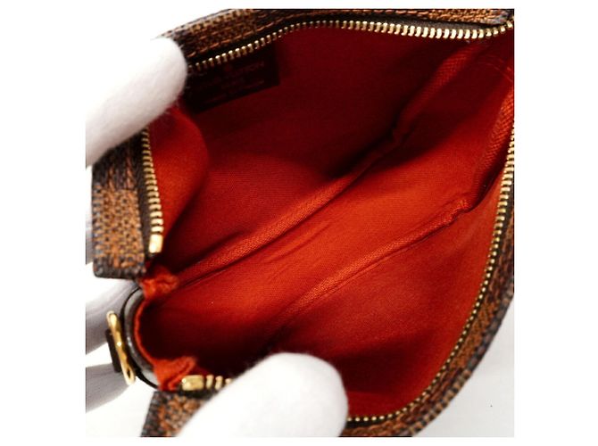 Louis Vuitton Damier Trousse Makeup Bag/Pouch N51982 Ebene Damier ebene - vista 4