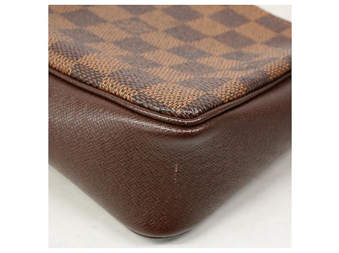 Louis Vuitton Damier Trousse Makeup Bag/Pouch N51982 Ebene Damier ebene - vista 8
