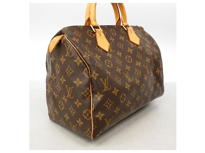 Bolso Louis Vuitton Monogram Speedy 30 Castaño - vista 2
