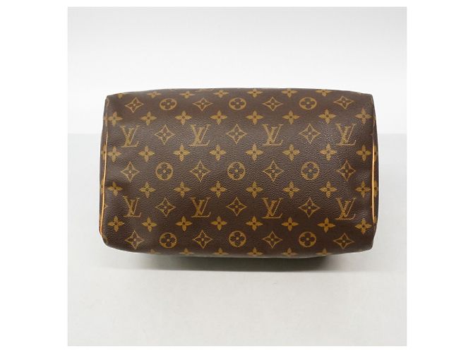Bolso Louis Vuitton Monogram Speedy 30 Castaño - vista 3