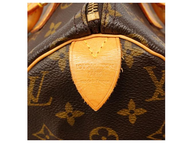Bolso Louis Vuitton Monogram Speedy 30 Castaño - vista 5