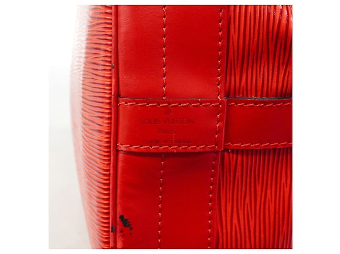 Borsa a tracolla Louis Vuitton Epi Noe in Castilian Red Rosso - vista 5