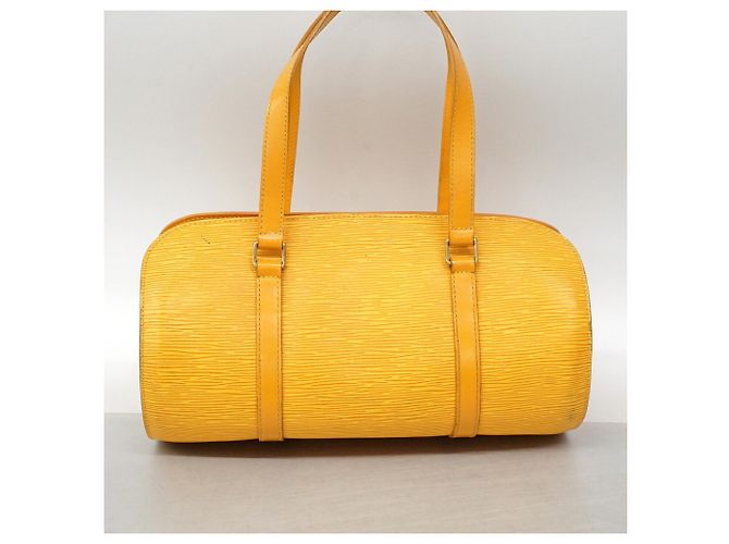 Bolso Louis Vuitton Epi Soufflot en Jaune Amarillo - vista 13