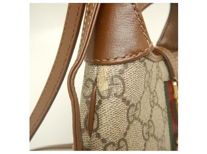 Gucci Jackie 1961 Ophidia Schultertasche Braun - Ansicht 10