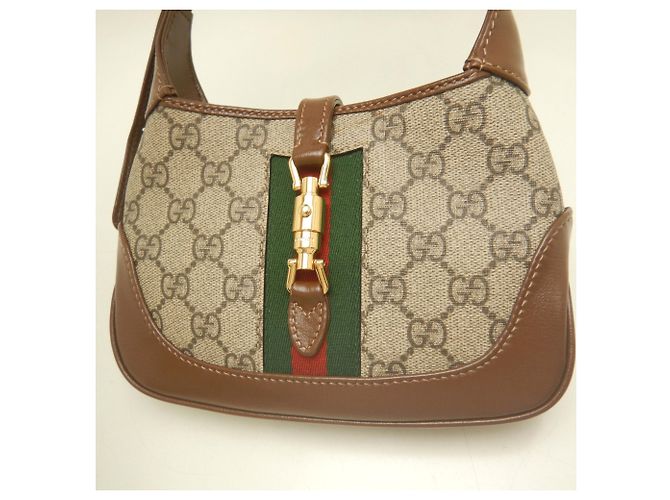 Gucci Jackie 1961 Ophidia Schultertasche Braun - Ansicht 12