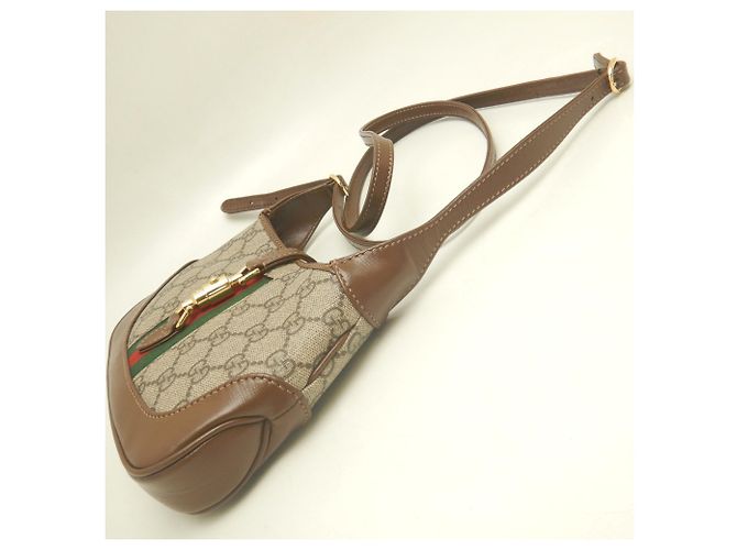 Gucci Jackie 1961 Ophidia Schultertasche Braun - Ansicht 4