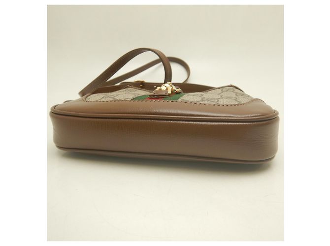 Gucci Jackie 1961 Ophidia Schultertasche Braun - Ansicht 8