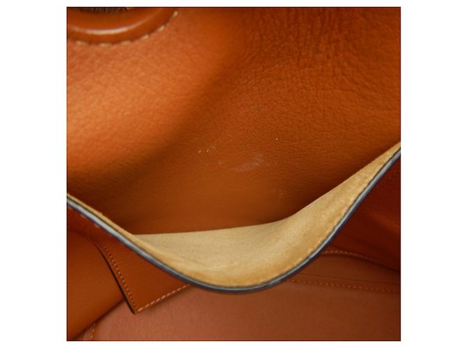 Saco Tote Loewe em lona e couro bege e castanho Marrom - vista 26