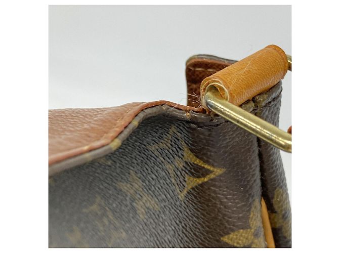 Louis Vuitton Monogram Musette Schultertasche Braun - Ansicht 10