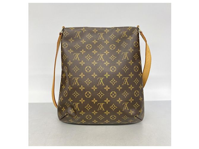 Louis Vuitton Monogram Musette Schultertasche Braun - Ansicht 11