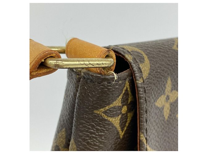 Louis Vuitton Monogram Musette Schultertasche Braun - Ansicht 9