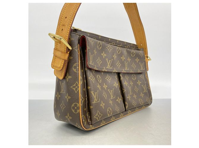Bolso de hombro Louis Vuitton Monogram Vivacite GM Castaño - vista 2