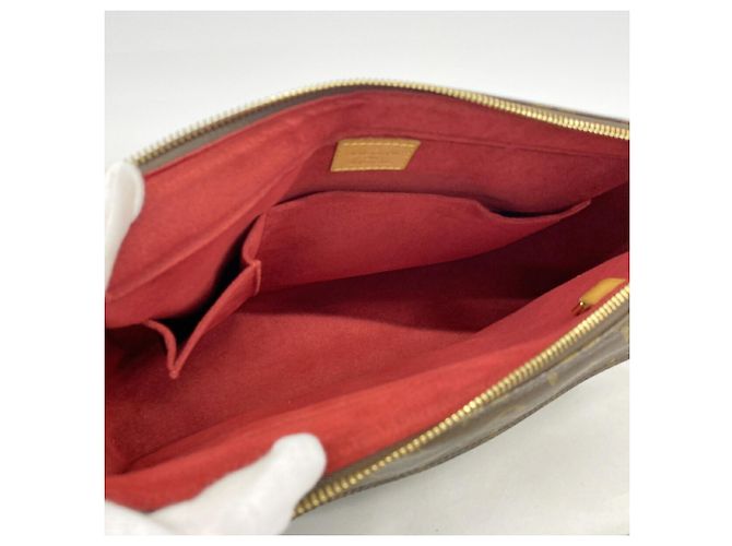 Bolso de hombro Louis Vuitton Monogram Vivacite GM Castaño - vista 4