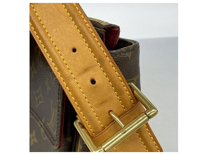 Bolso de hombro Louis Vuitton Monogram Vivacite GM Castaño - vista 7
