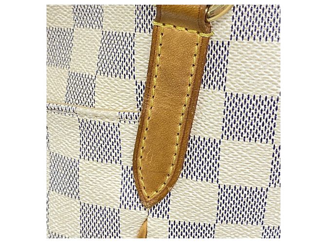 Sac cabas Louis Vuitton Damier Azur Totally PM Blanc - vue 10