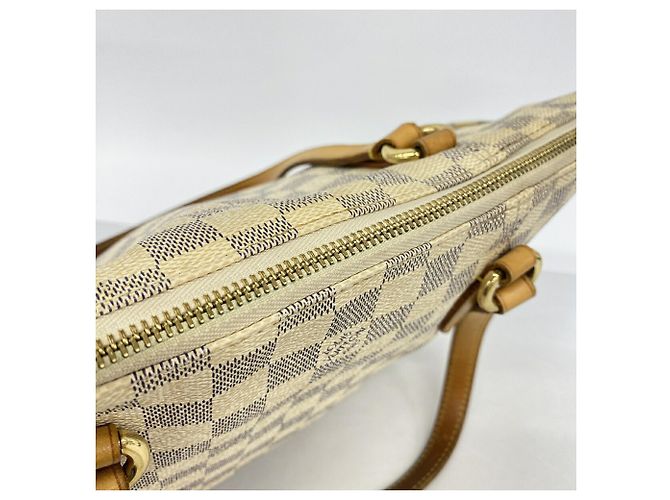 Sac cabas Louis Vuitton Damier Azur Totally PM Blanc - vue 11