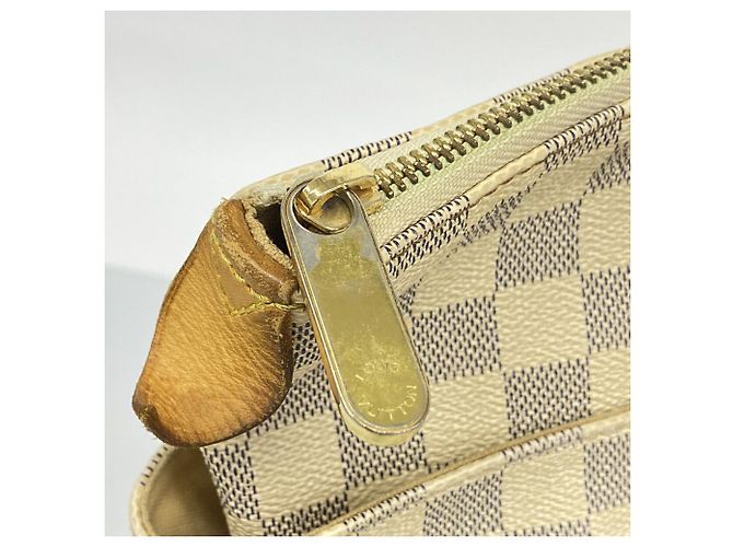Sac cabas Louis Vuitton Damier Azur Totally PM Blanc - vue 7