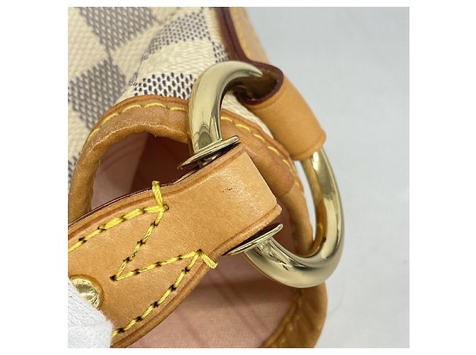 Louis Vuitton Damier Azur Delightful PM Schultertasche Weiß - Ansicht 10