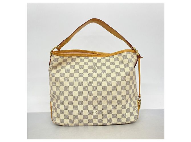 Louis Vuitton Damier Azur Delightful PM Schultertasche Weiß - Ansicht 11