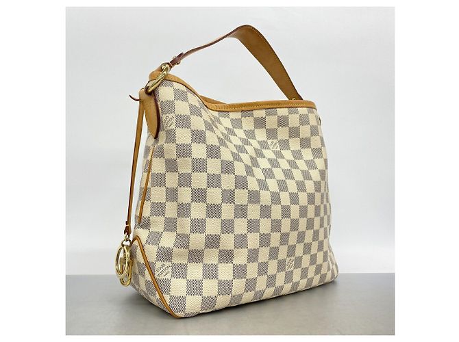 Louis Vuitton Damier Azur Delightful PM Schultertasche Weiß - Ansicht 2
