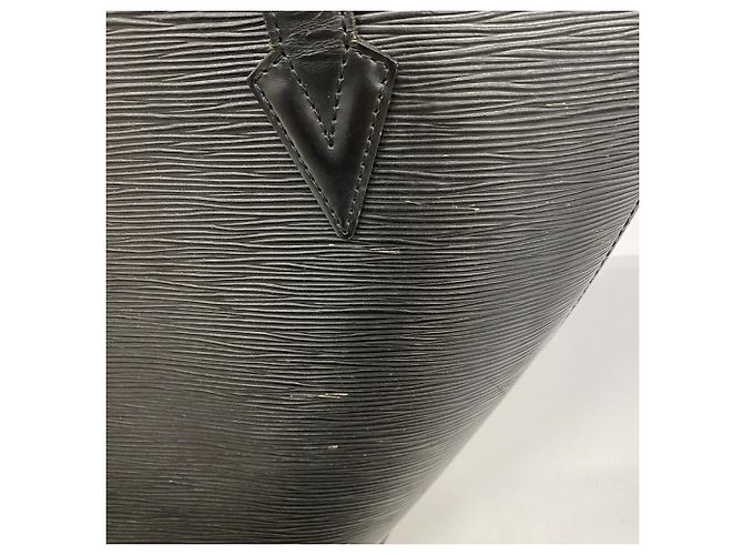 Borsa a tracolla Louis Vuitton Epi Saint Jacques Nero - vista 10
