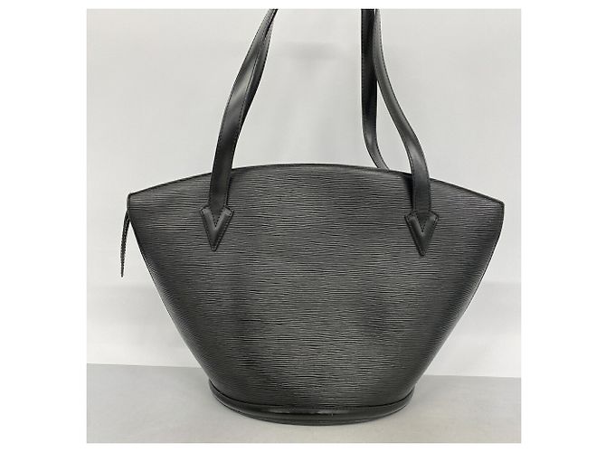 Borsa a tracolla Louis Vuitton Epi Saint Jacques Nero - vista 13